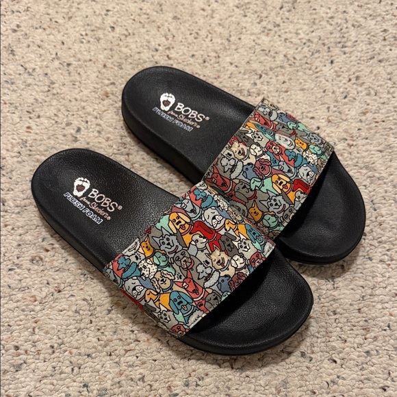 BOBS from Skechers Shoes - BOBS from SKETCHERS Dog Sandals Slides WOOF
